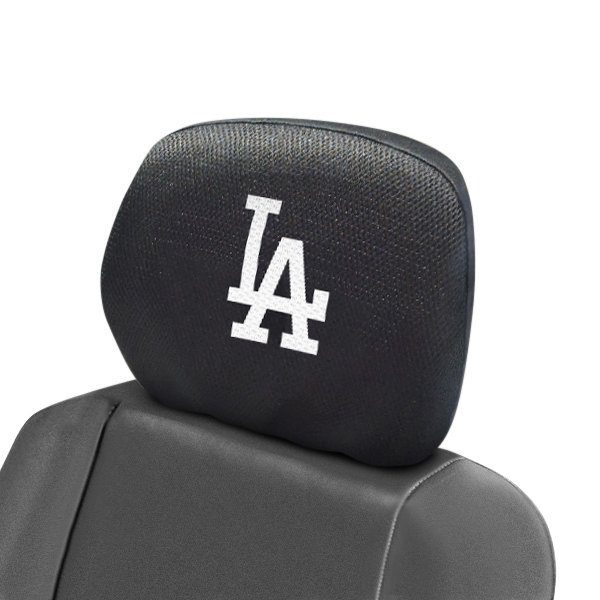  FanMats® - Headrest Covers with Embroidered Los Angeles Dodgers Logo