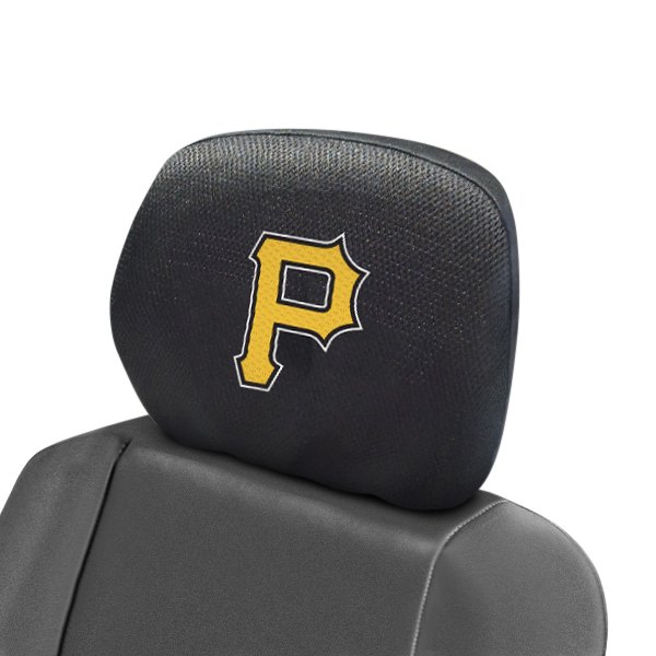  FanMats® - Headrest Covers with Embroidered Pittsburgh Pirates Logo