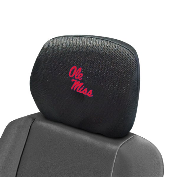  FanMats® - Headrest Covers with Embroidered University of Mississippi (Ole Miss) Logo