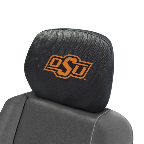  FanMats® - Headrest Covers with Embroidered Oklahoma State University Logo