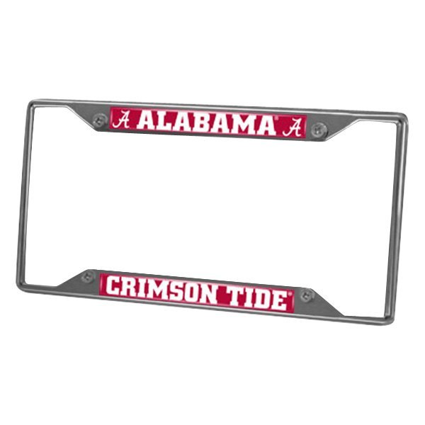 FanMats® - Collegiate License Plate Frame with University of Alabama - Secondary Logo