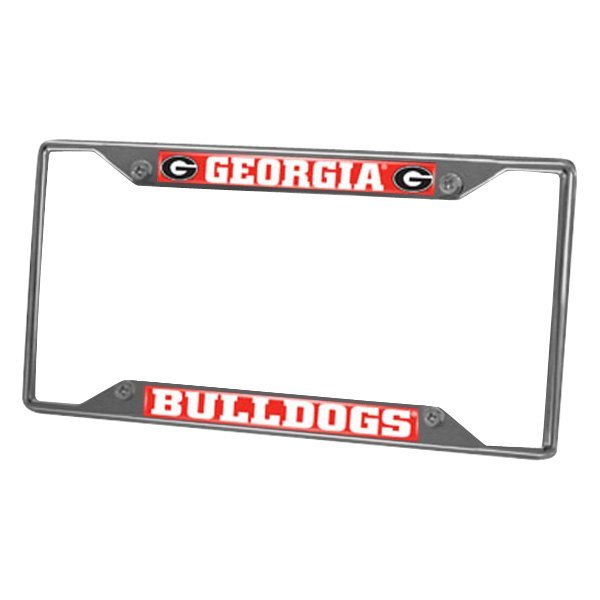 FanMats® - Collegiate License Plate Frame with University of Georgia Logo