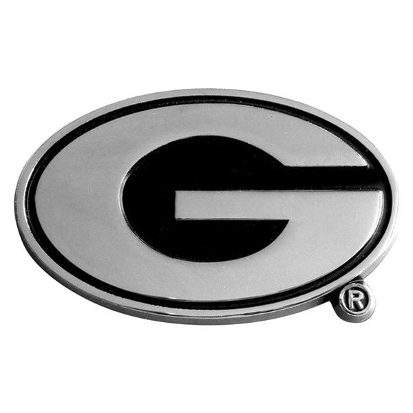 FanMats® - College "University of Georgia Logo" Chrome Emblem