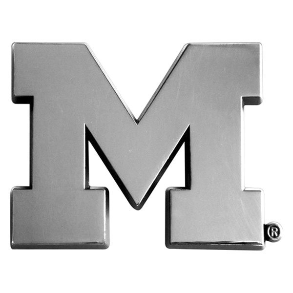 FanMats® - College "University of Michigan" Chrome Emblem
