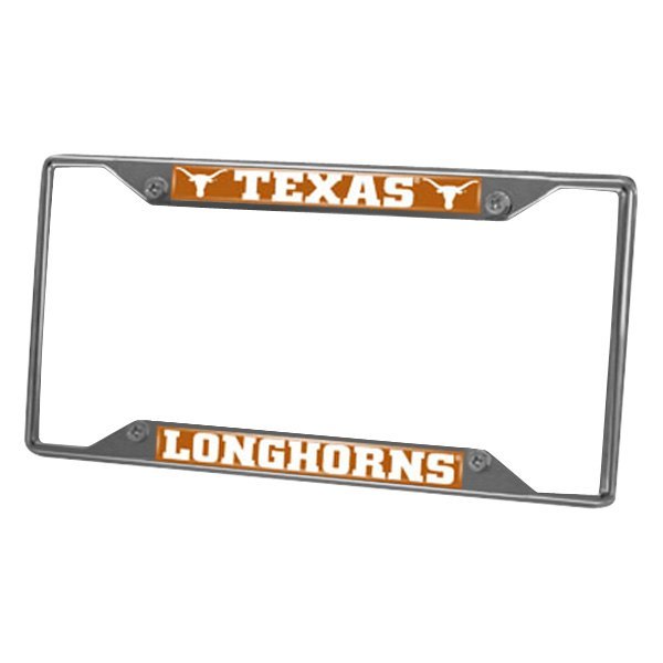 FanMats® - Collegiate License Plate Frame with University of Texas Logo
