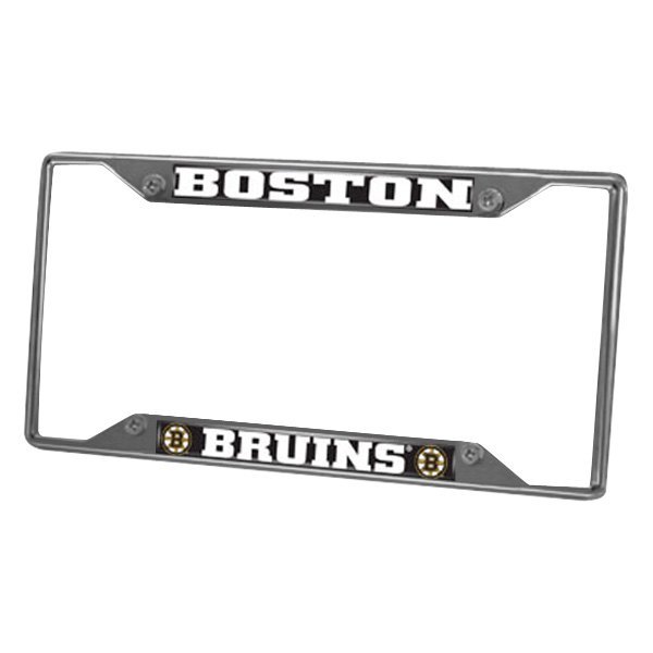 FanMats® - Sport NHL License Plate Frame with Boston Bruins Logo