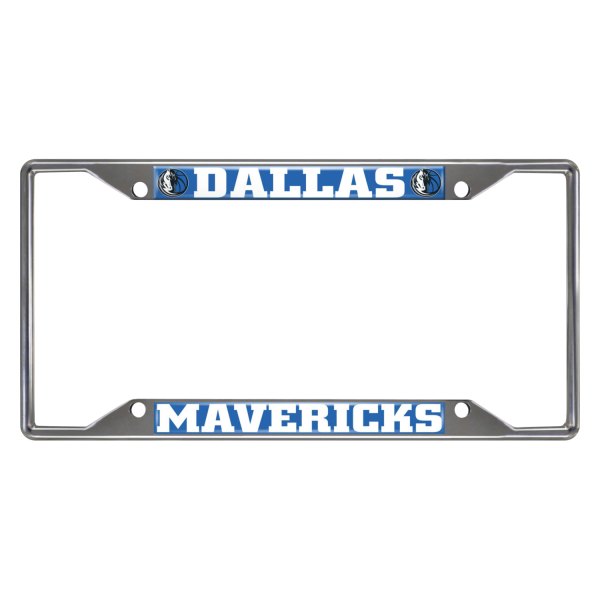 FanMats® - Sport NBA License Plate Frame with Dallas Mavericks Logo