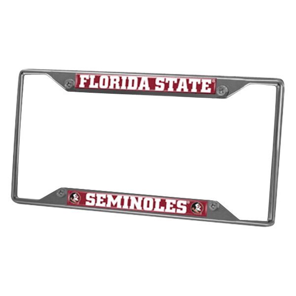 FanMats® - Collegiate License Plate Frame with Florida State University Logo