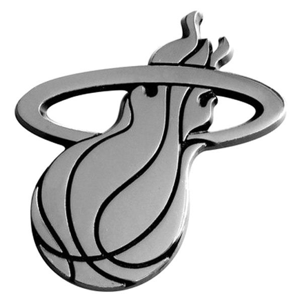 FanMats® - NBA "Miami Heat" Chrome Emblem