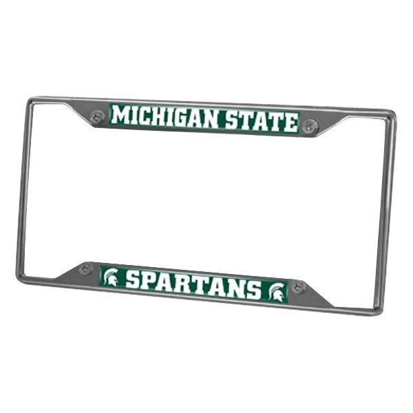 FanMats® - Collegiate License Plate Frame with Michigan State University Logo