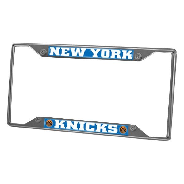 FanMats® - Sport NBA License Plate Frame with New York Knicks Logo