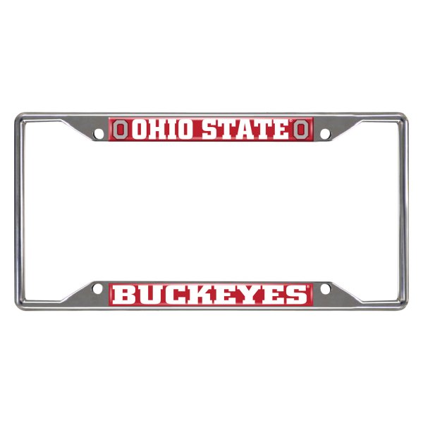FanMats® - Collegiate License Plate Frame with Ohio State University Logo