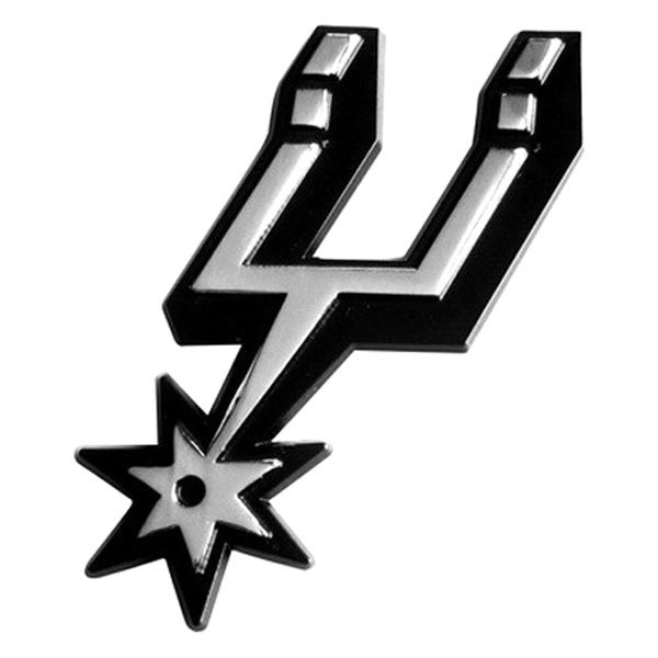 FanMats® - NBA "San Antonio Spurs" Chrome Emblem