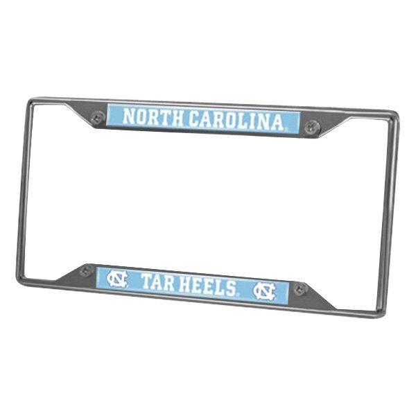 FanMats® - Collegiate License Plate Frame with University of North Carolina - Chapel Hill Logo