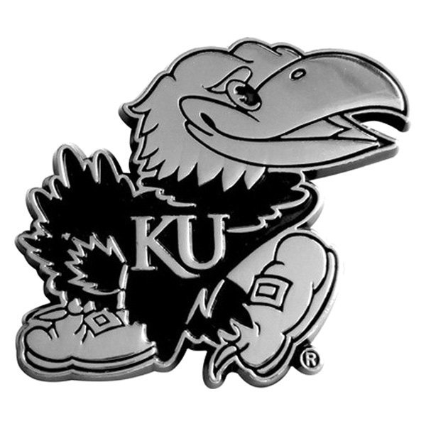 FanMats® - College "University of Kansas" Chrome Emblem