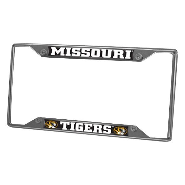 FanMats® - Collegiate License Plate Frame with University of Missouri Logo