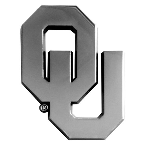 FanMats® - College "University of Oklahoma" Chrome Emblem