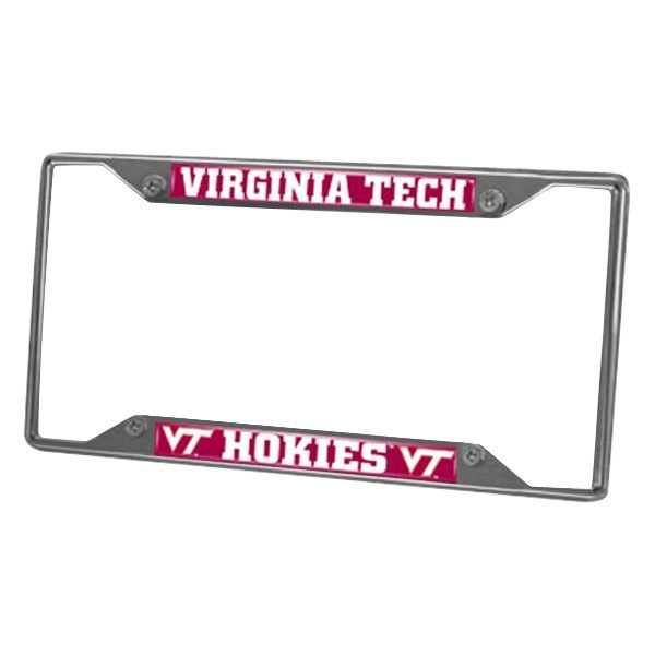 FanMats® - Collegiate License Plate Frame with Virginia Tech Logo