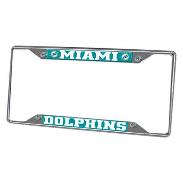 FanMats® - Sport NFL License Plate Frame with Miami Dolphins Logo