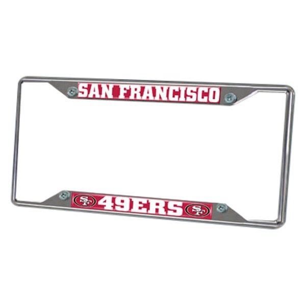 FanMats® - Sport NFL License Plate Frame with San Francisco 49ers Logo