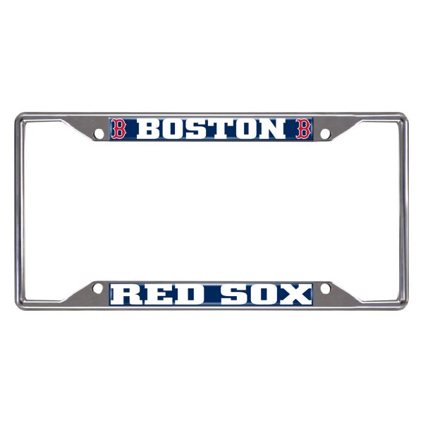 FanMats® - Sport MLB License Plate Frame with Boston Red Sox Logo