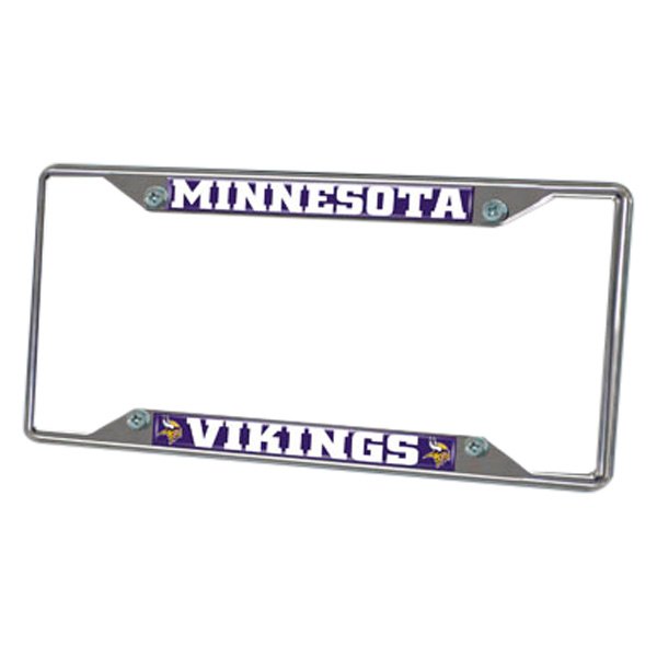 FanMats® - Sport NFL License Plate Frame with Minnesota Vikings Logo