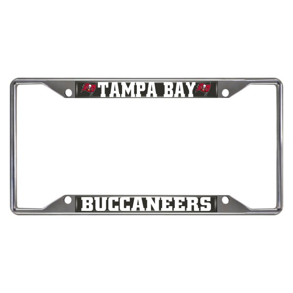 FanMats® - Sport NFL License Plate Frame with Tampa Bay Buccaneers Logo