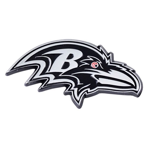 FanMats® - NFL "Baltimore Ravens" Chrome Emblem