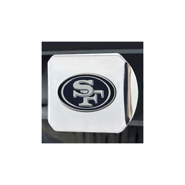 FanMats® - Hitch Cover with Chrome San Francisco 49ers Logo for 2" Receivers