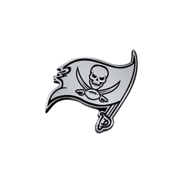 FanMats® - NFL "Tampa Bay Buccaneers" Chrome Emblem