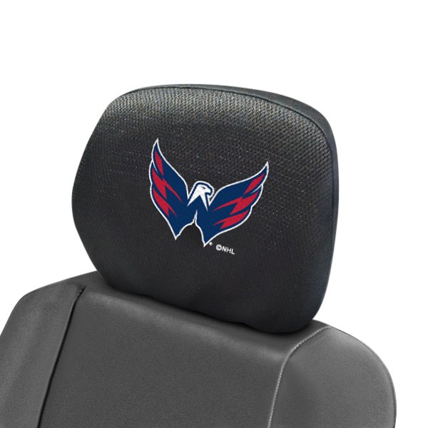  FanMats® - Headrest Covers with Embroidered Washington Capitals Logo