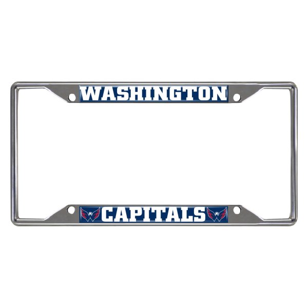 FanMats® - Sport NHL License Plate Frame with Washington Capitals Logo