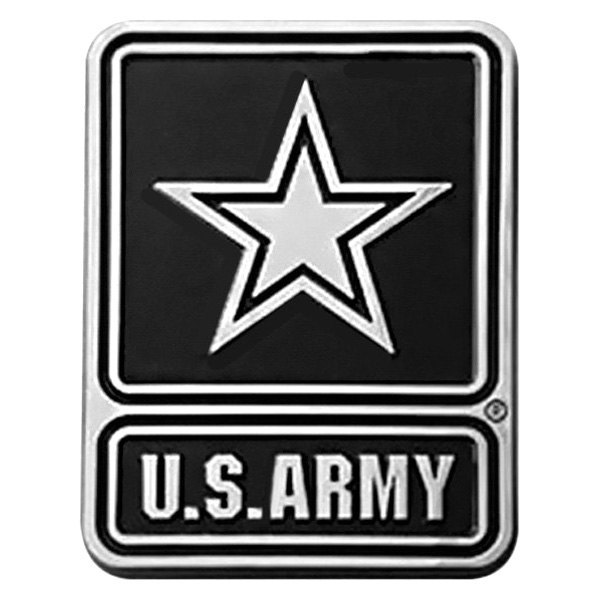 FanMats® - "U.S. Army" Chrome Emblem