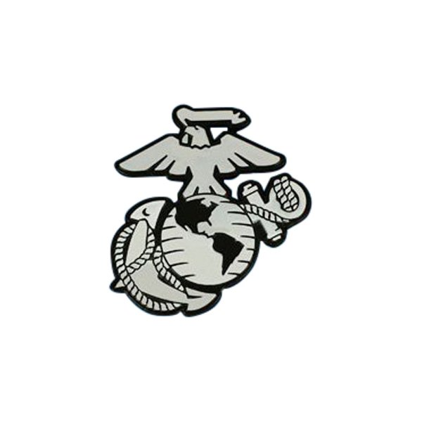 FanMats® - College "U.S. Marines" Chrome Emblem