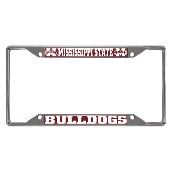 FanMats® - Collegiate License Plate Frame with Mississippi State University Logo