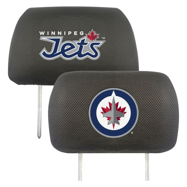  FanMats® - Headrest Covers with Embroidered Winnipeg Jets Logo