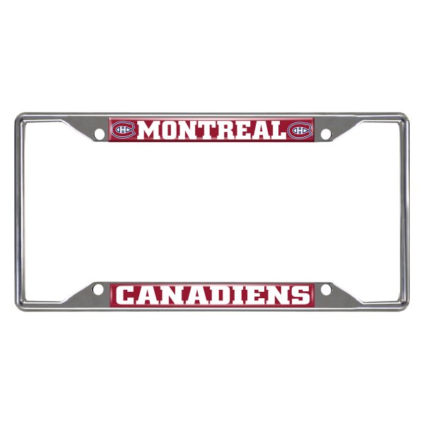 FanMats® - Sport NHL License Plate Frame with Montreal Canadians Logo