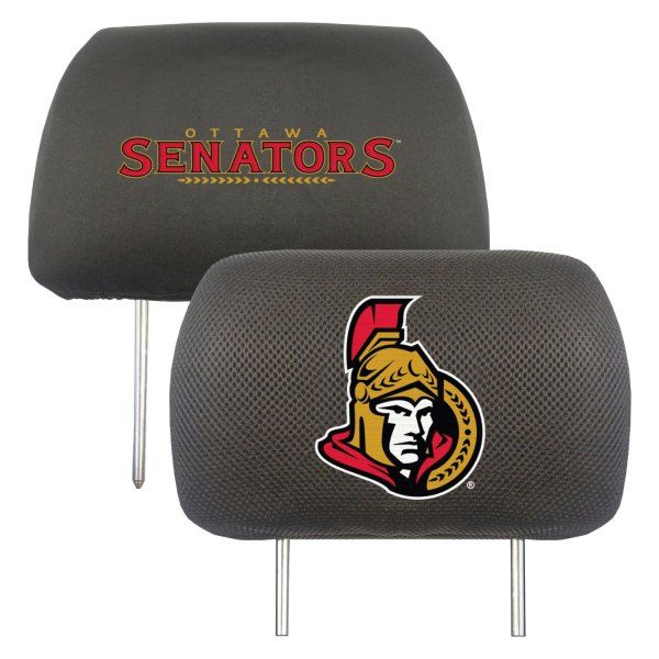  FanMats® - Headrest Covers with Embroidered Ottawa Senators Logo