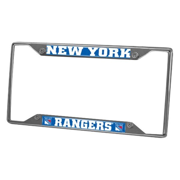 FanMats® - Sport NHL License Plate Frame with New York Rangers Logo