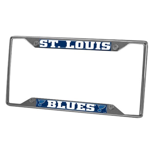 FanMats® - Sport NHL License Plate Frame with St Louis Blues Logo