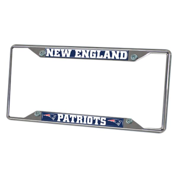 FanMats® - Sport NFL License Plate Frame with New England Patriots Logo