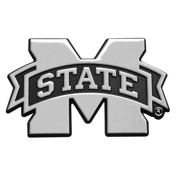FanMats® - College "Mississippi State University" Chrome Emblem