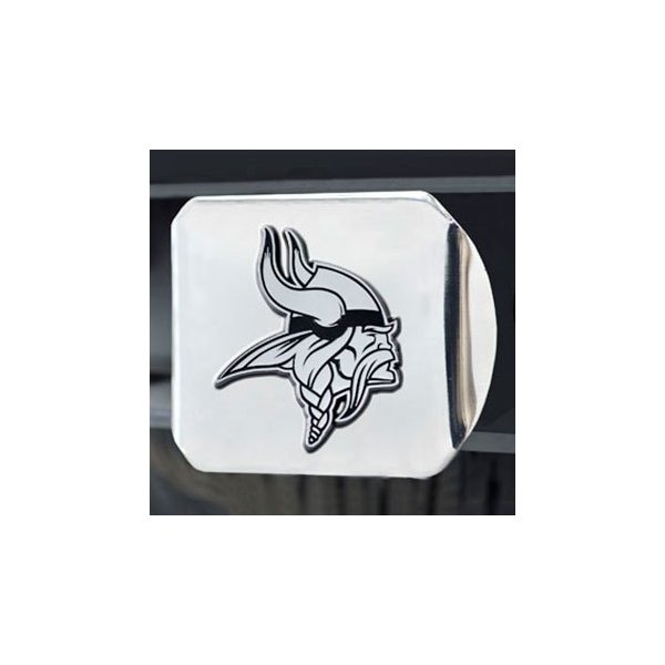 FanMats® - Hitch Cover with Chrome Minnesota Vikings Logo for 2" Receivers