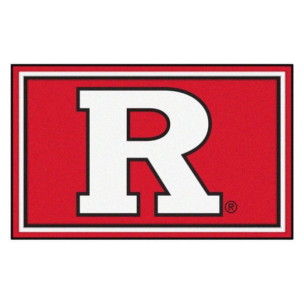 FanMats® 18711 - NCAA Rutgers University 4.0' x 6.0' Rectangular Carpet ...