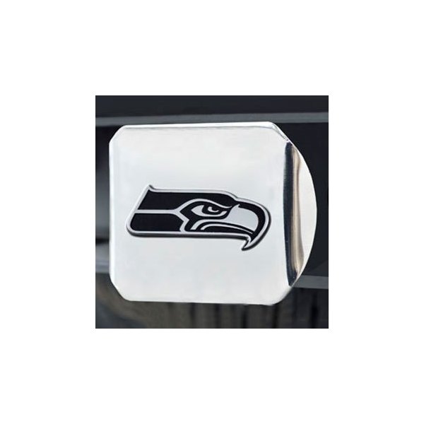 FanMats® - Hitch Cover with Chrome Seattle Seahawks Logo for 2" Receivers
