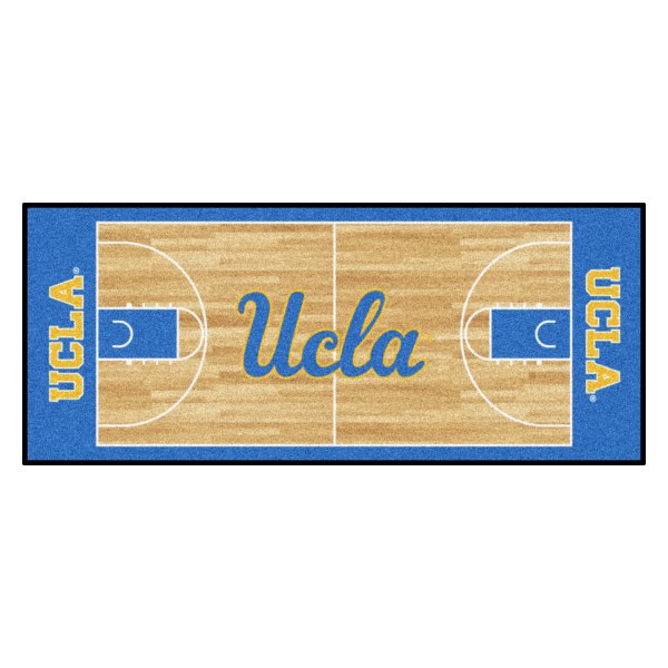 FanMats® - University of California (Los Angeles) 30" x 72" Nylon Face Basketball Court Runner Mat with "script UCLA" Logo