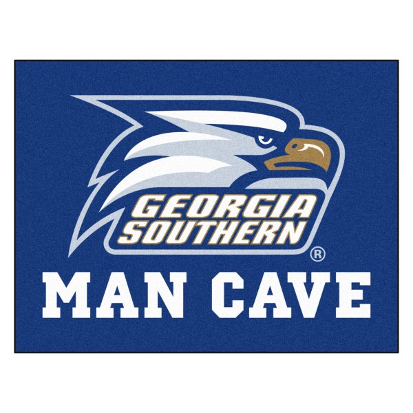 FanMats® - Georgia Southern University 33.75" x 42.5" Nylon Face Man Cave All-Star Floor Mat with "Eagle" Logo & "Georgia Southern" Wordmark