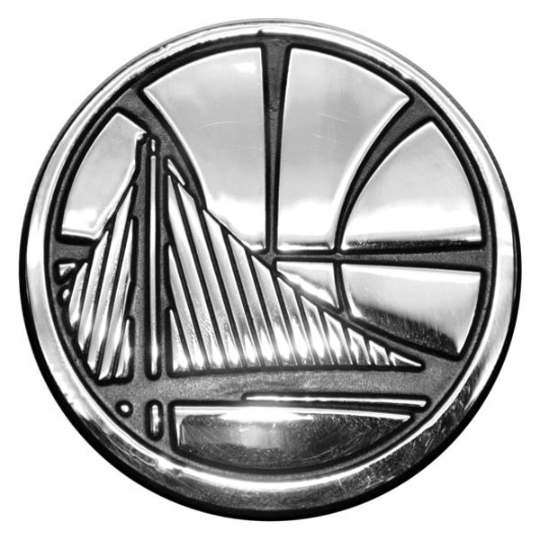 FanMats® - NBA "Golden State Warriors" Chrome Emblem