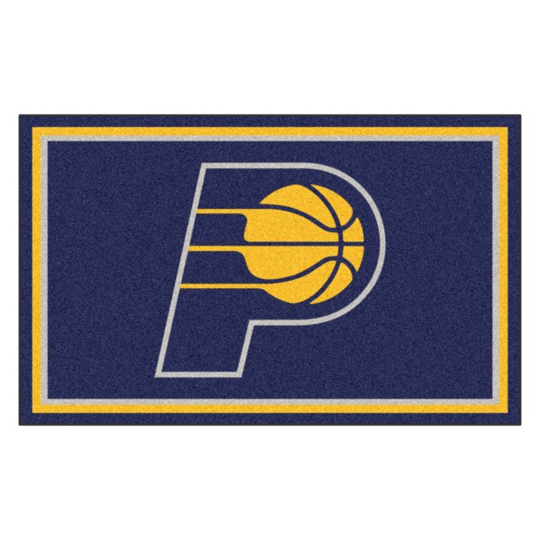 FanMats® - Indiana Pacers 48" x 72" Nylon Face Ultra Plush Floor Rug with "P" Logo