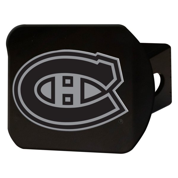FanMats® - Sport Black NHL Hitch Cover with Montreal Canadiens Logo for 2" Receivers